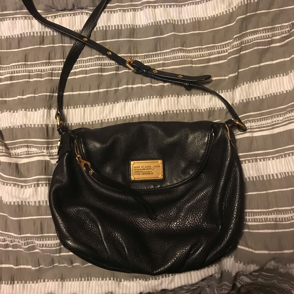 Marc by Marc Jacobs Black and gold crossbody